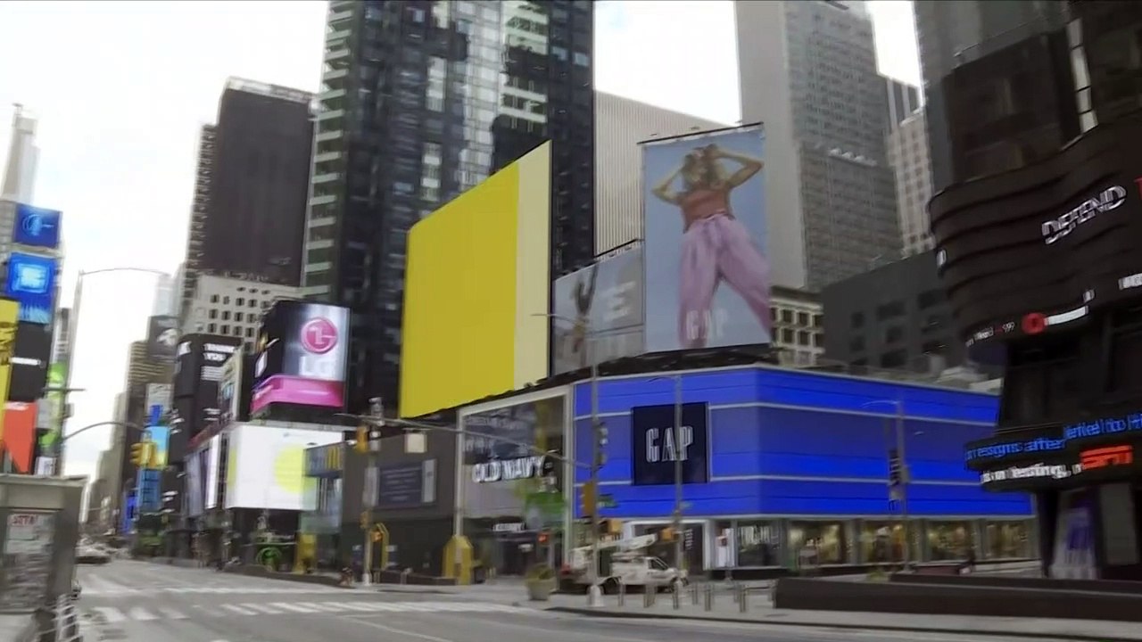 'Trump-Todesuhr' in New York zählt Corona-Tote