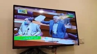 Qaumi Assembly Ki Live Coverage - Khawaja Asif Aur Ahsan Iqbal Ki Galat Bayani Pakri Gai