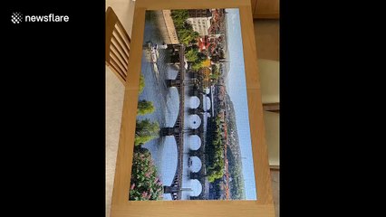 UK student takes on 4,000 piece puzzle in mammoth 37-hour operation