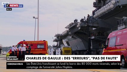 Coronavirus : le commandement du Charles de Gaulle a fait preuve d'un «excès de confiance»