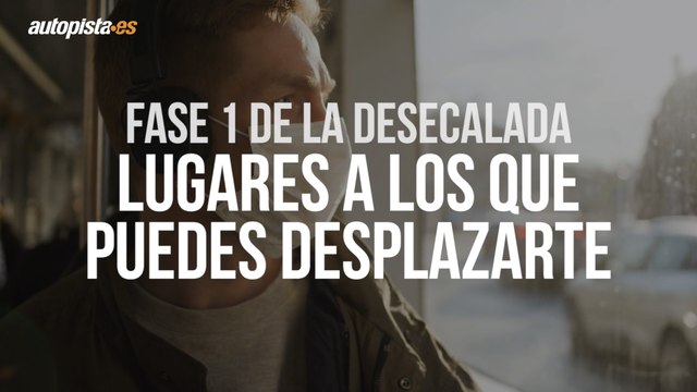 Todos los lugares a los que puedes ir con el coche en la Fase 1 de la desescalada