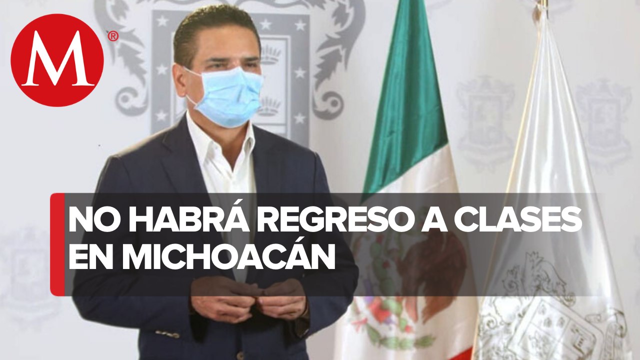 No expondremos un regreso a clases riesgoso por covid-19 en Michoacán: Aureoles