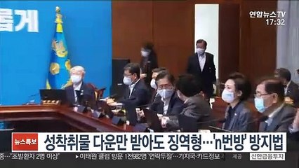 성착취물 다운만 받아도 징역형…'n번방' 방지법