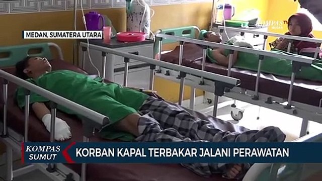 Korban Kapal Terbakar Jalani Perawatan