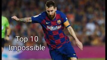 Impossible Goals scored by messing || messi top 10 gaols ||