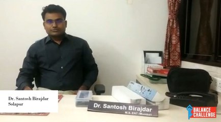 Dr. Santosh Birajdar  On Balance Disorders