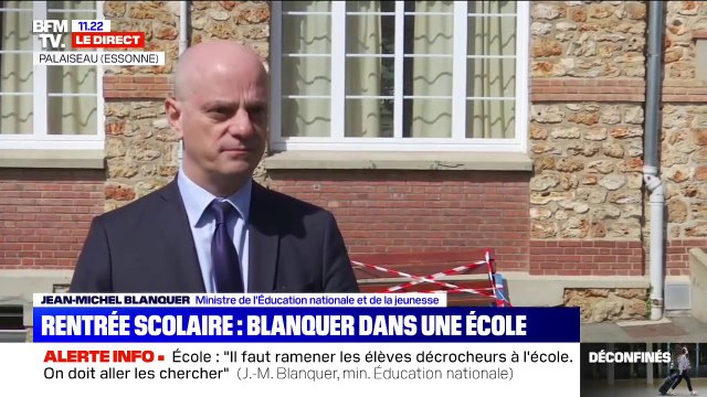 Écoles fermées: Jean-Michel Blanquer évoque des difficultés techniques dans la plupart des cas