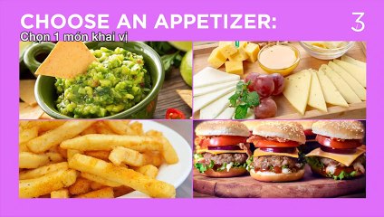 chọn đàn ông thông qua khẩu vị chọn món ăn của mình?