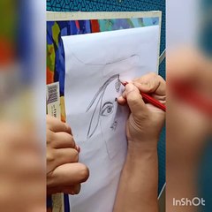 Pencil shading Portrait of Banjara