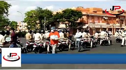 Jaipur Police News Update  जानिए,क्यों हुआ जयपुर में पुलिस का सबसे बड़ा फ्लैग मार्च