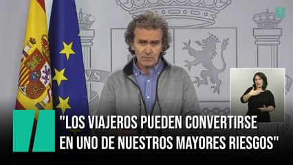 Fernando Simón explica la cuarentena de los viajeros que lleguen a España