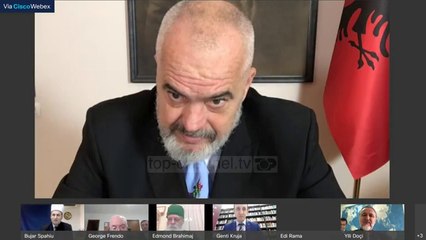 Hapja e objekteve të kultit/ Rama bashkëbisedon me drejtuesit e klerit. Në 18 maj hapat e parë