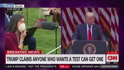 خلاف حاد بين ترامب وصحفيين خلال مؤتمر يتعلق بكورونا