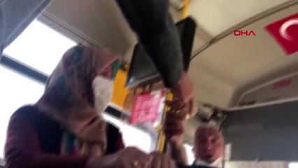 MERSİN 65 yaş üstü çift, halk otobüsünden indirildi