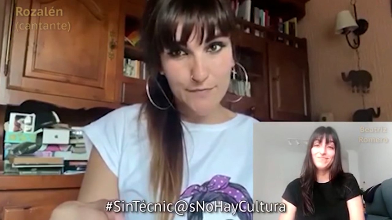 Artistas españoles reivindican el lema: "Sin técnicos no hay cultura"