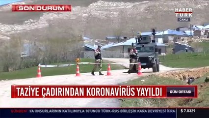 Taziye çadırı kurulan mahallede koronavirüs vaka sayısı yükseliyor