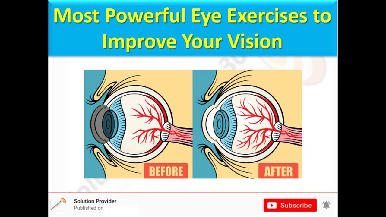 Most Powerful Eye Exercises to Improve Vision