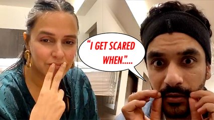 Video herunterladen: Angad Bedi Reveals SCARIEST Part Of Marrying  Neha Dhupia