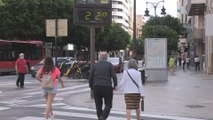 23 grados en Valencia mientras se espera que llegue la  lluvia