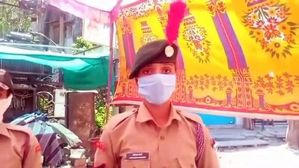 कोराना वारियर्स के रूप में सेवाएं दे रहे एनसीसी के छात्र-छात्राएं