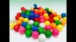 Bubblegum Rainbow Candy Gumballs Counting-
