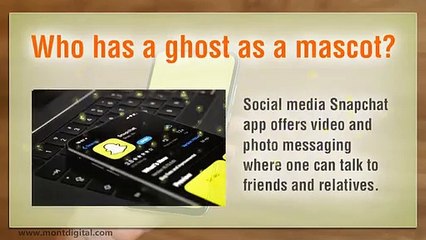 Which social media app has a ghost as its mascot