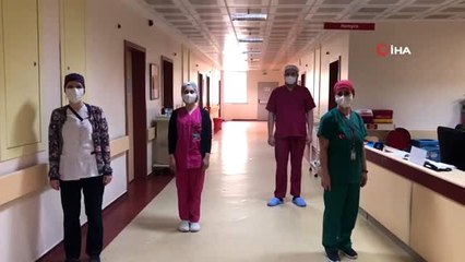 Hemşirelerden vatandaşlara anlamlı çağrı