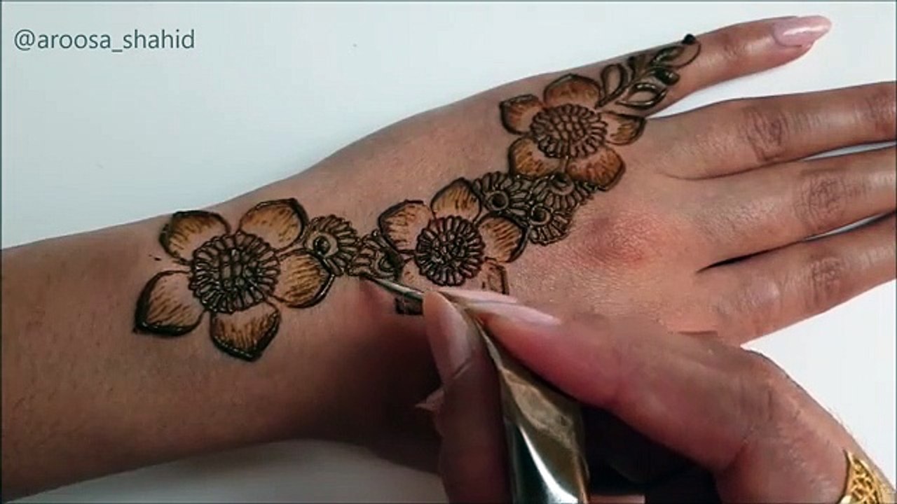 Beautiful Stylish Arabic Henna design for Eid 2020 - YouTube