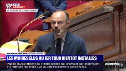 Élections municipales: Edouard Philippe annonce que les conseils municipaux élus au premier tour entreront en fonction le 18 mai