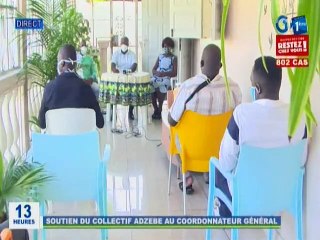 RTG / Soutien du collectif Adzébé au Coordonnateur Général