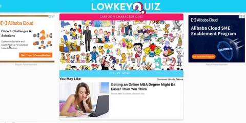 Cartoon Character Quiz By Lowkeyquiz Solution