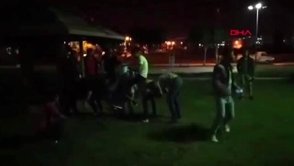 ANTALYA 'Uzun eşek'le sosyal mesafeyi hiçe saydılar