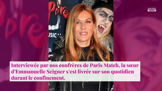 Confinement : Mathilde Seigner gavée par le comportement de certaines célébrités