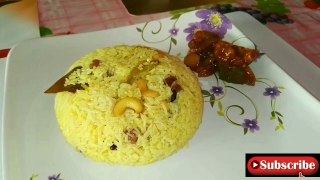 Polao Recipe || Basanti / Sweet / Misthi Pulao Ranna In Bengali Style || ঝরঝরে পোলাও বানিয়ে নিন প্রেসারকুকারে