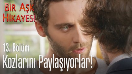 Korkut ve Yılmaz kozlarını paylaşıyor! - Bir Aşk Hikayesi 13. Bölüm