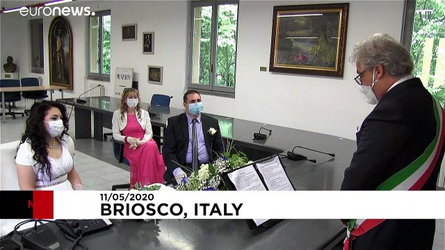 Coronavirus and weddings: This is what a marriage in Italy looks like during the COVID-19 pandemic
