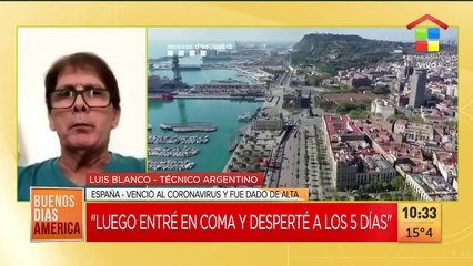 Luis Blanco, Director Técnico argentino que venció el coronavirus