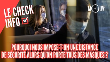 Pourquoi nous impose-t-on une distance de sécurité alors qu'on porte tous des masques ?