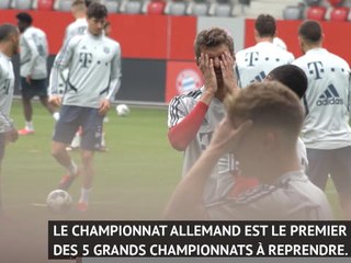Bundesliga - Les joueurs du Bayern de bonne humeur avant la reprise du championnat