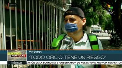 México: repartidores de alimentos, oficio en auge durante pandemia