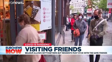 Coronavirus: Belgians allowed to socialise again - but only with same four people