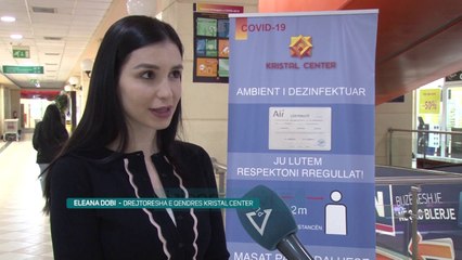 Kristal hap dyert për klientët/ Qendra tregtare nën masa të larta sigurie - Lajme - Vizion Plus