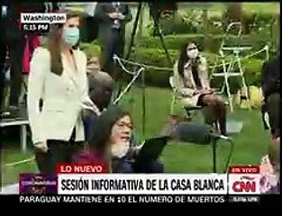 Trump mandó a una periodista de origen asiático a "preguntarle a China" por el coronavirus