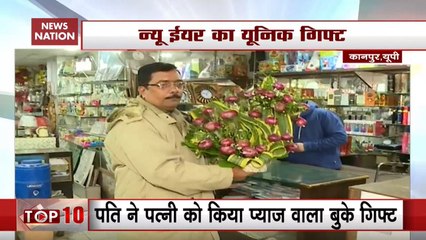 This City Selling Bouquets Decorated With Onions As New Year Gift