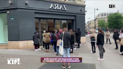 Il y a foule devant les magasins de vêtements depuis le déconfinement !