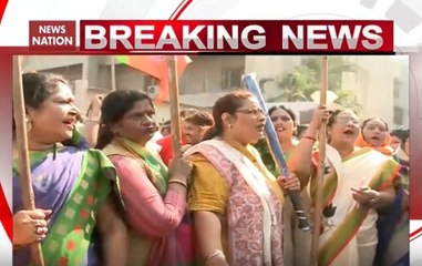 Bhopal: Party Workers Gather At BJP Office To Take On Cong Activists