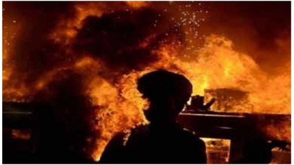 North-East Delhi Violence: Scrap Market Catches Fire In Gokulpuri