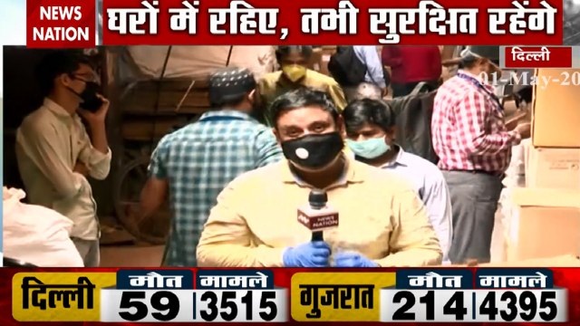 The risk of community infection increased in Delhi's markets