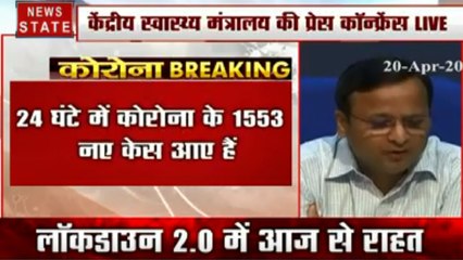 1553 new cases reported in 24 hours, 36 dead - Health Ministry