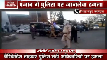 Nihang Sikhs attack on police officer in lockdown
